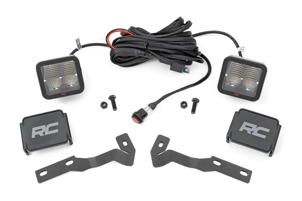 Toyota Tacoma LED Light Kit - Ditch Mount - Rough Country - 2